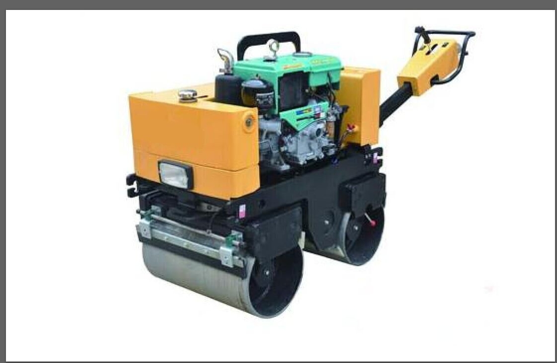 油圧二重ドラム ロード ローラーのディーゼル小さい作動の半径のドラム ローラーのコンパクター1.0-1.3ton